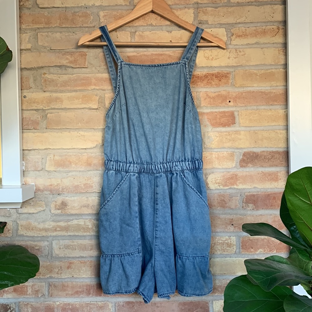 American Eagle Denim Romper